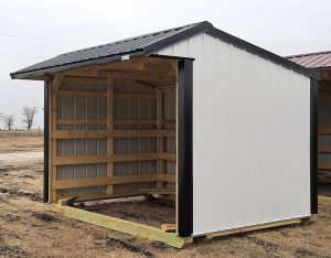 8x12 Metal Run-in Shed #3312-image