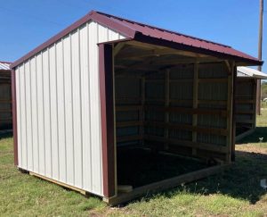 10x12 Metal Run-in Shed #3315-image