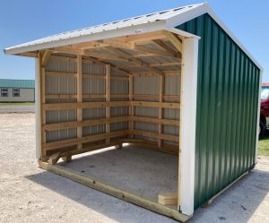 10x12 Metal Run-in Shed #3314-image
