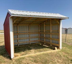 10x12 Metal Run-in Shed #3316-image