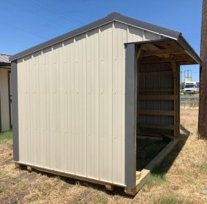 8x12 Metal Run-in Shed #3313-image